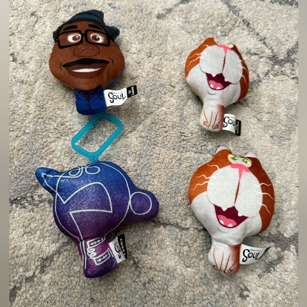 FREE WITH PURCHASE-Soul movie McDonald’s plushies